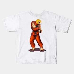 Ken Fighting Sprite Kids T-Shirt